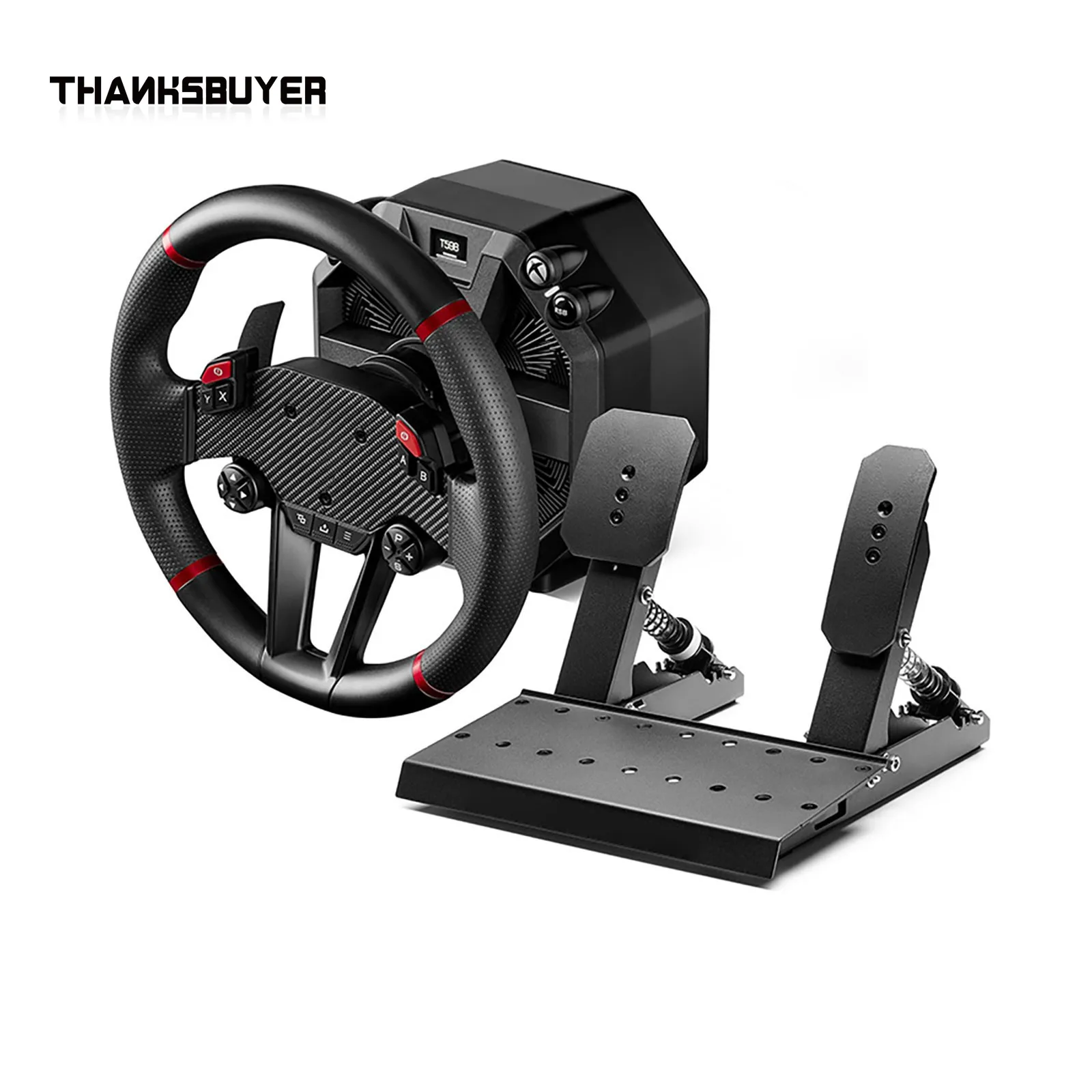 

Original 11.8"/30cm T598P T598X Direct Drive Wheel for PS5/PS4/PC XBOX+ Wheel Base + Raceline Pedals LTE