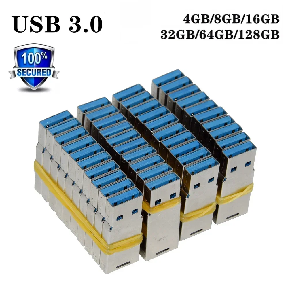 Clé USB 3.0 avec puce en gros d'usine, clé USB, clé USB, 4 Go, 8 Go, 128 Go, 64 Go, 32 Go