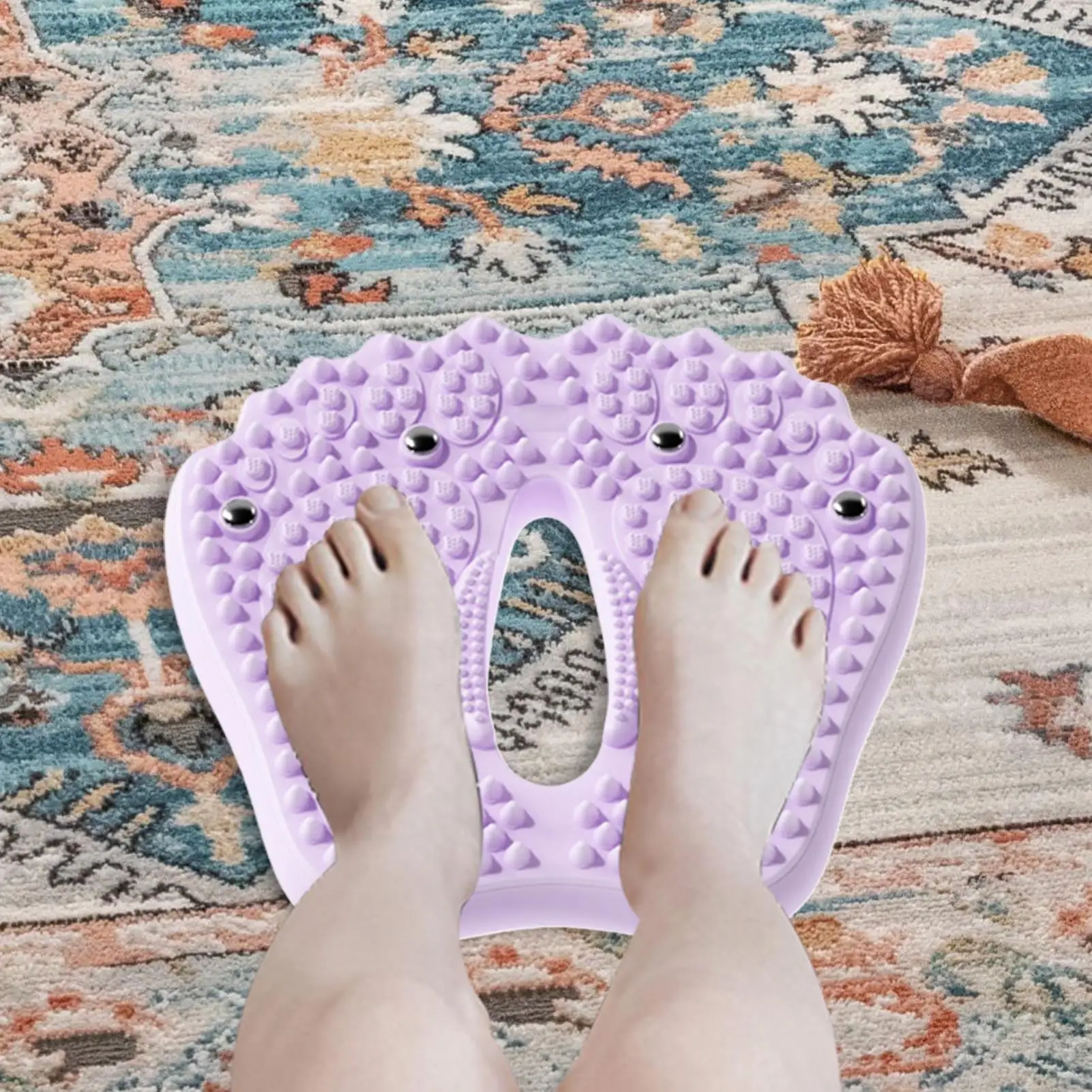 

Foot Massage Mat Fatigue Relieving Pad Stress Release Massaging Mat For Feet Release For Bedroom Meditation Work Home Travel Gym