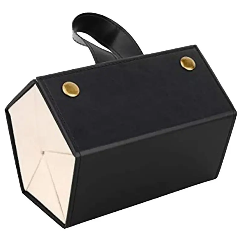 A11I Multiple Travel Sunglasses Organizer Case - PU Leather Hanging Foldable Eyeglasses Case Storage Box for Men Women