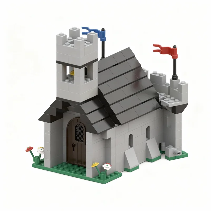 

319pcs MOC Classic Castle Church Alternate Model Building Blocks Construction Toy Christmas Gifts DIY Creative Idea Education