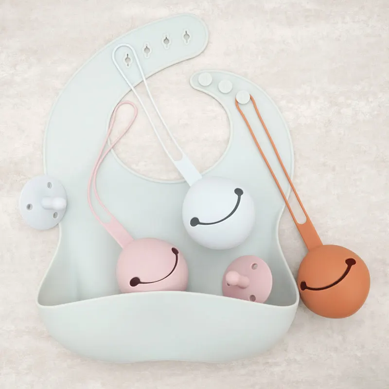 BPA Free Baby Pacifier Holder BPA Free Silicone Infant Portable Soother Container Box Nipple Storage Box Cases Baby Stuff