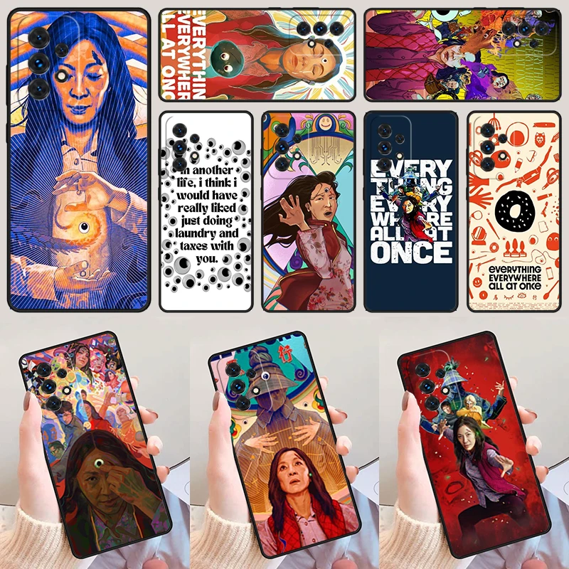 Everything Everywhere All at For Samsung Galaxy A52 A72 A73 A20e A21S A50 A70 A11 A12 A42 A31 A40 A51 A71 A32 A80 A91 Phone Case