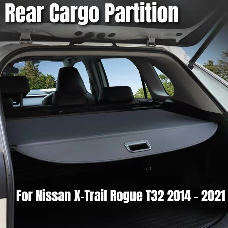 Car styling Trunk Retractable Cargo Cover Rear Partition Board Car Modified Parts For Nissan X-Trail Rogue T32 2014 - 2021