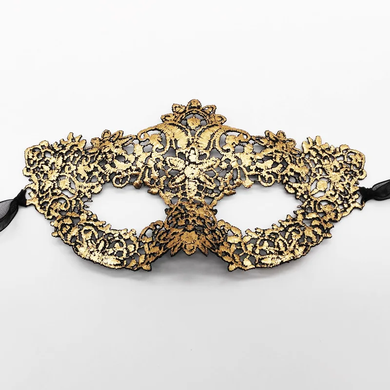 Women Sexy Hollow Lace Mask Exotic Princess Face Mask Costume Nightclub Queen Eye Mask Masquerade Party Cosplay Prom Props