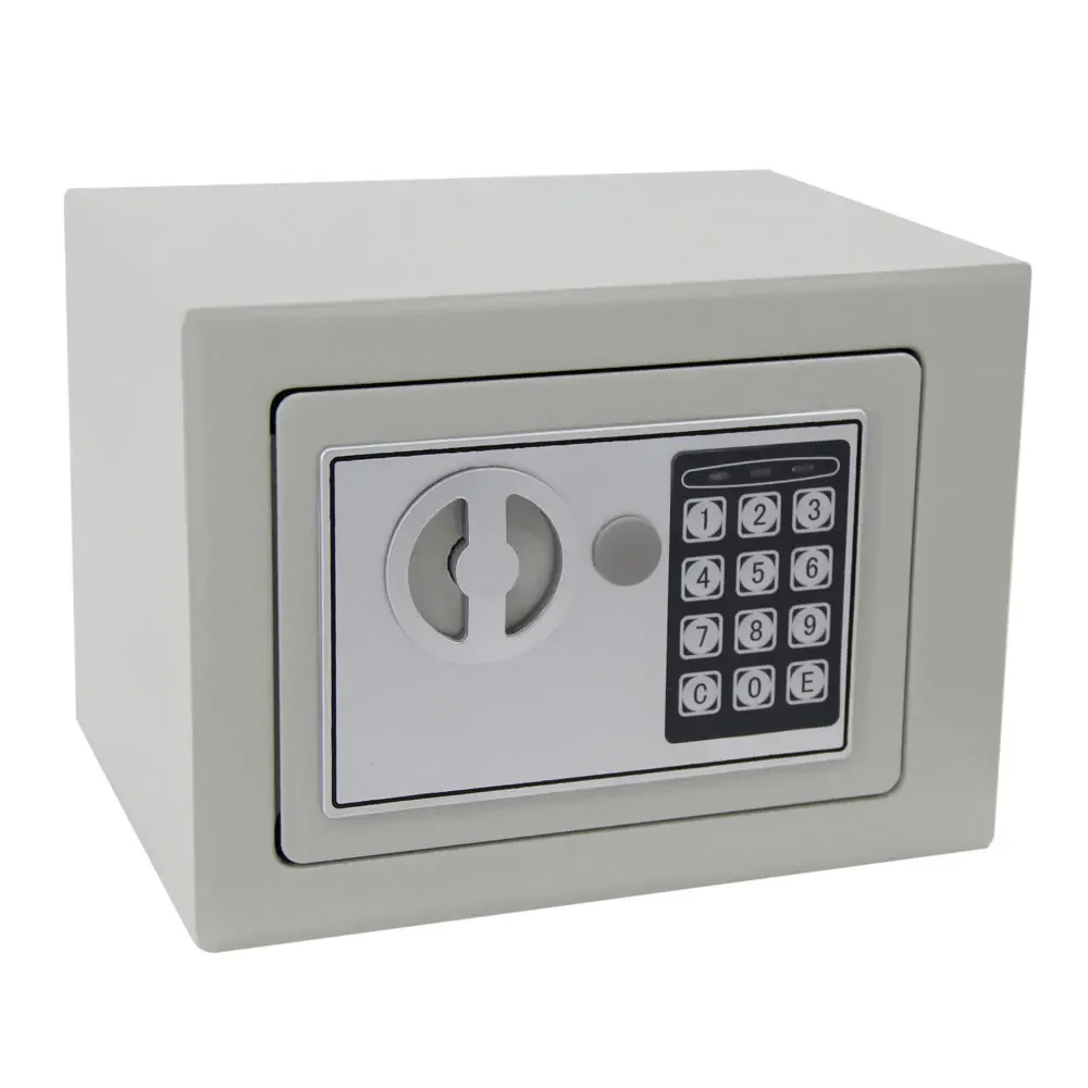 

170*230*170mm Digital Keypad Safe Light Gray