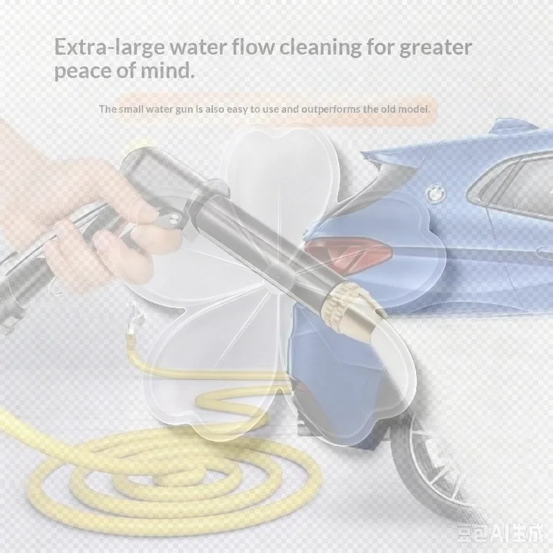 High Pressure Water Hose Nozzle, Booster Design With 3 Spray Modes, Adjustable Water Sprayer For Car Washing Home Daily Cleaning
