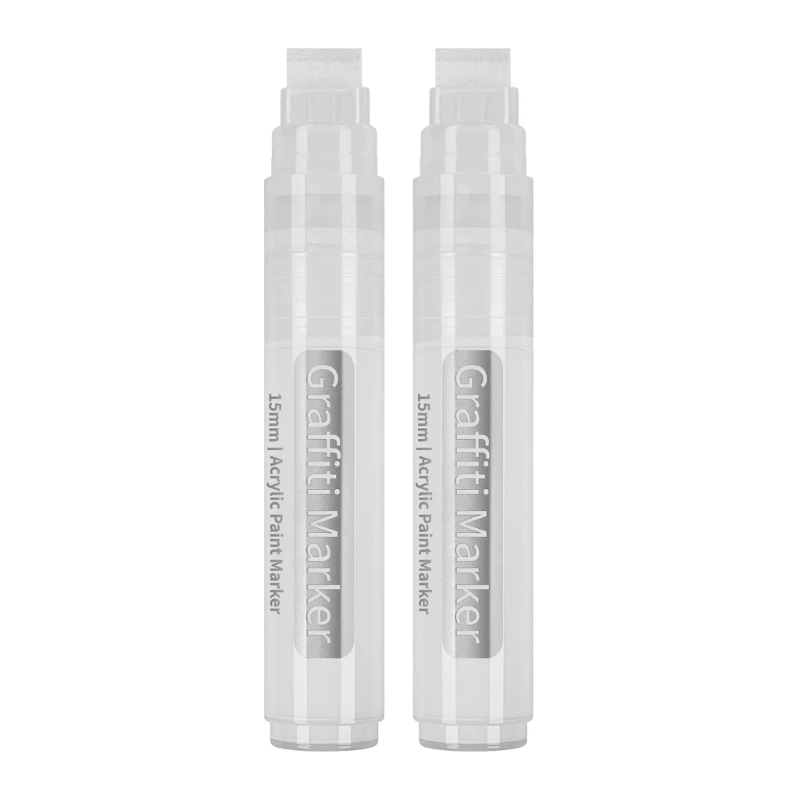 2-Pack Marker Smooth-Flowing 15mm Marker การเขียนและวาดเครื่องมือแท็ก Marker ปากกา Dropship