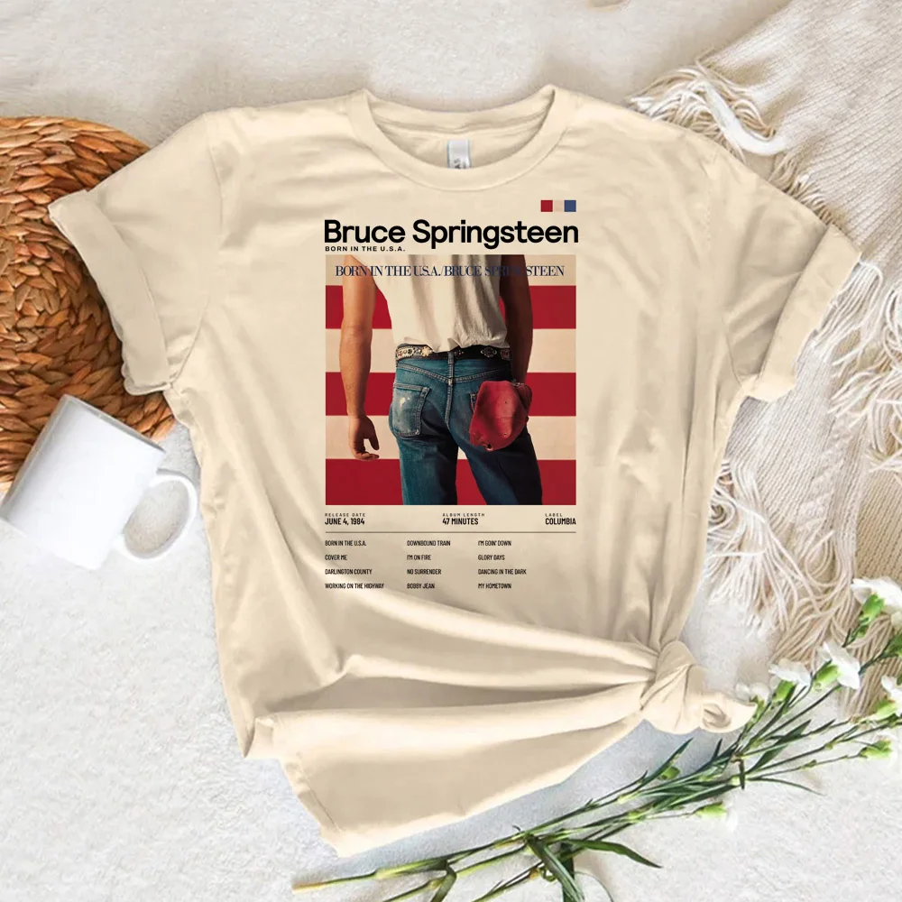 Bruce Springsteen t shirt women summer harajuku t-shirts female funny clothes