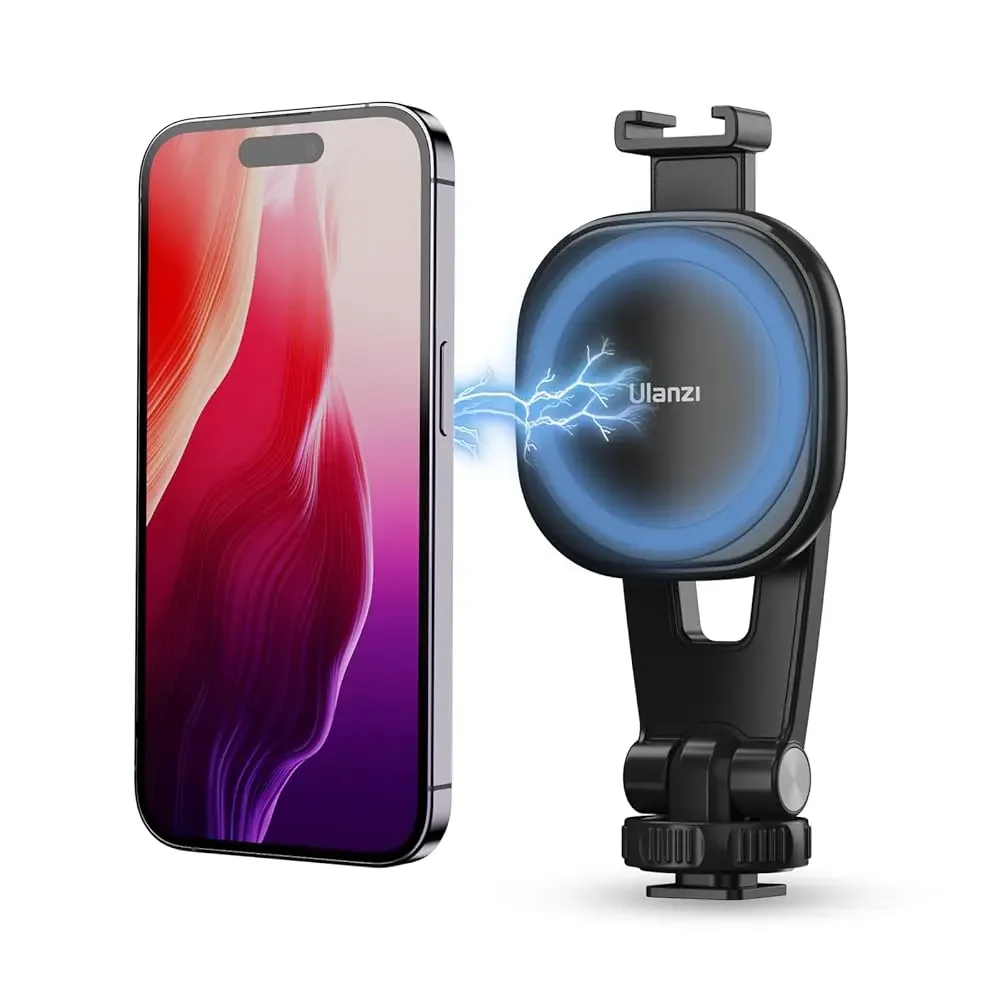

Magnetic iPhone Tripod Mount MA23, Magnet Phone Holder Adapter Tripod Attachment Compatible with MagSafe Only for iPhone 12