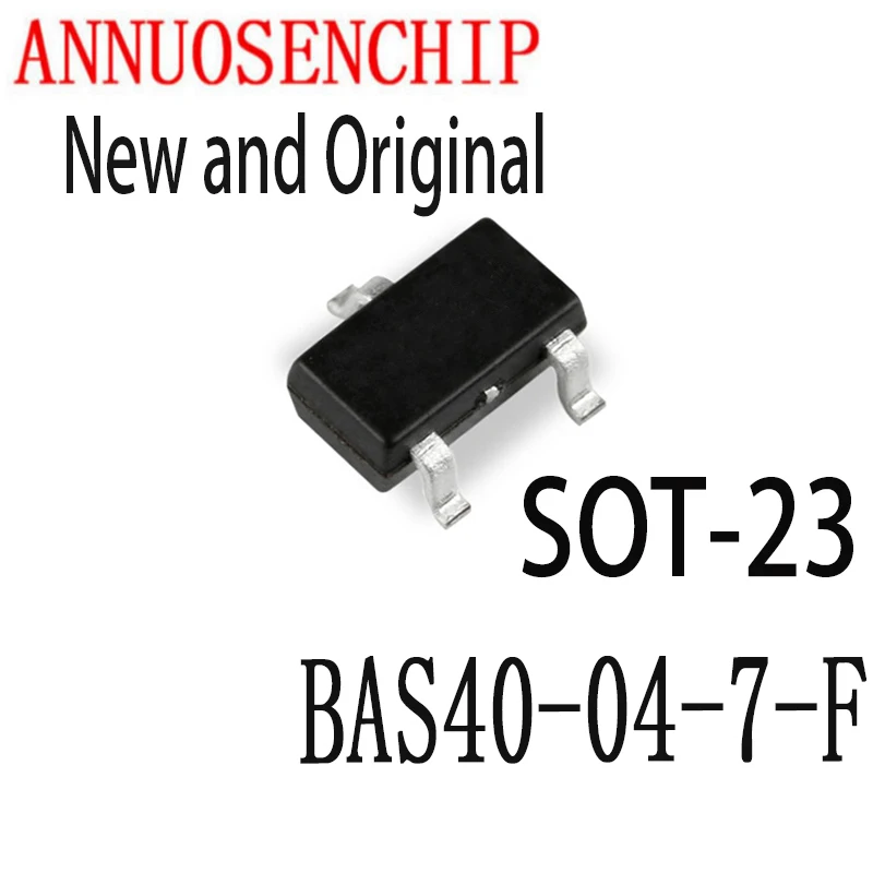 20PCS New And Original SOT23 BAS40-04 SOT-23 BAS40-04-7 BAS40 DIODE SCHOTTKY 40V 350MW BAS40-04-7-F