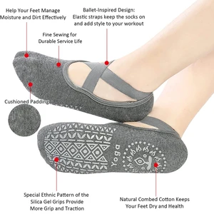 8 Hauptverkaufssocken Pilates - №1