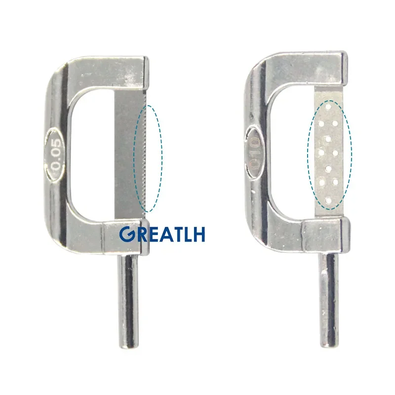 GREATLH Orthodontic Interproximal Enamel Reduction IPR Double-Sided Saw Diamond Saw Bow Dental Instrument