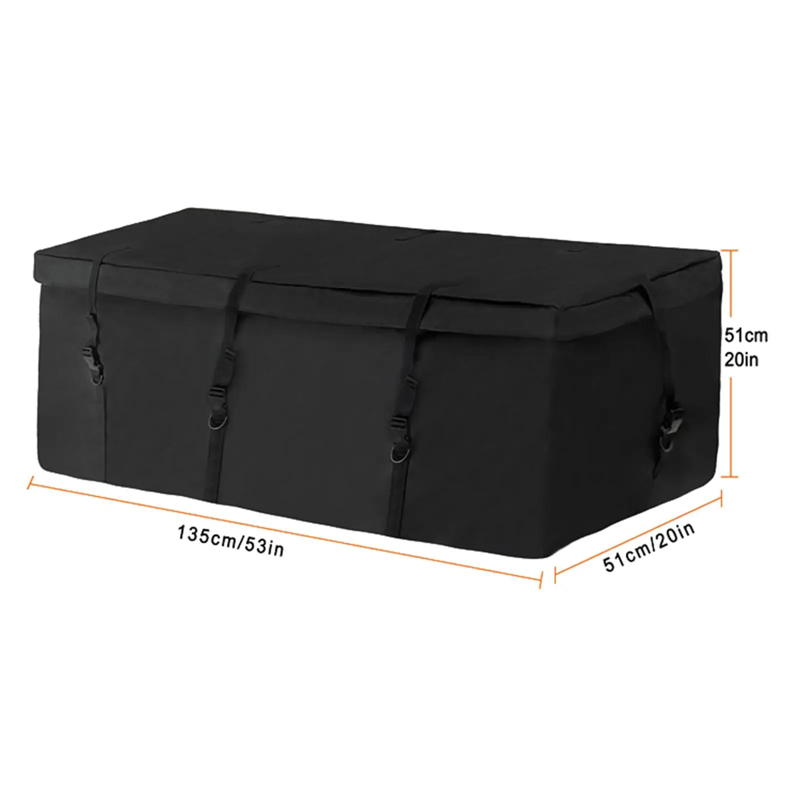 Cargo Carrier Bag Black Cargo Traveling Bag for Vehicle Vans