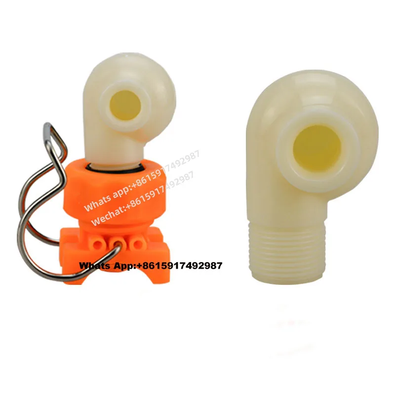 

Plastic Hollow Cone Swirl Nozzle Dust Removal Washing Vortex Snail Nozzle Clamp Clip Spray Nozzle