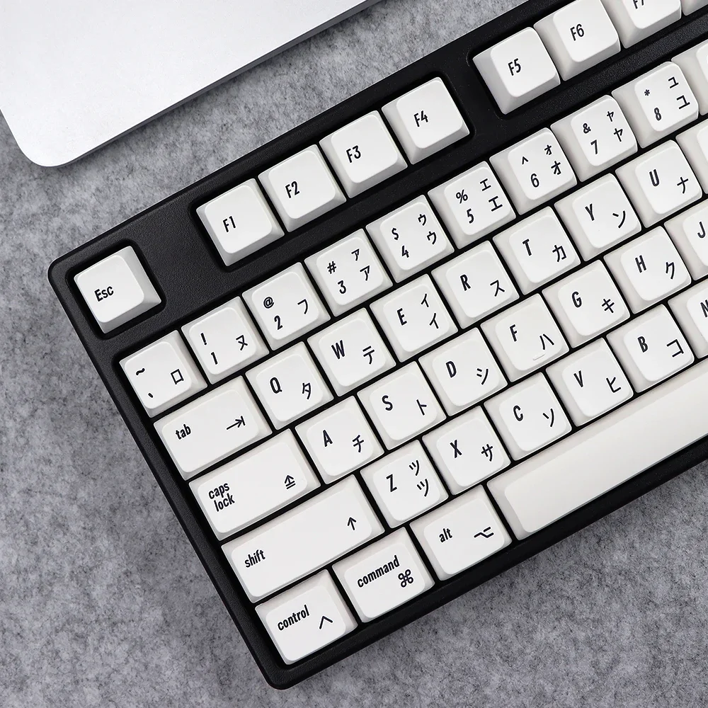 

Keycaps Minimal White Fit 61 64 68 87 104