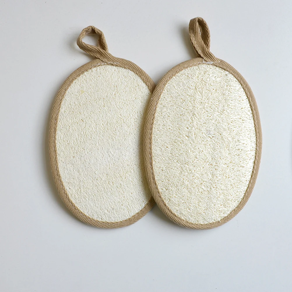 

3 pcs Loofah Bath Set Exfoliating Pads Scrubber Spa Shower Body Accessories Home Bath Lotion Applicator Dead Skin Removal