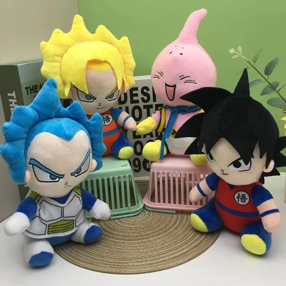 

20cm Dragon Ball Plush Toy for Children, Piccolo Goku, Super Saiyan, Vegeta, High Quality, Christmas Gift