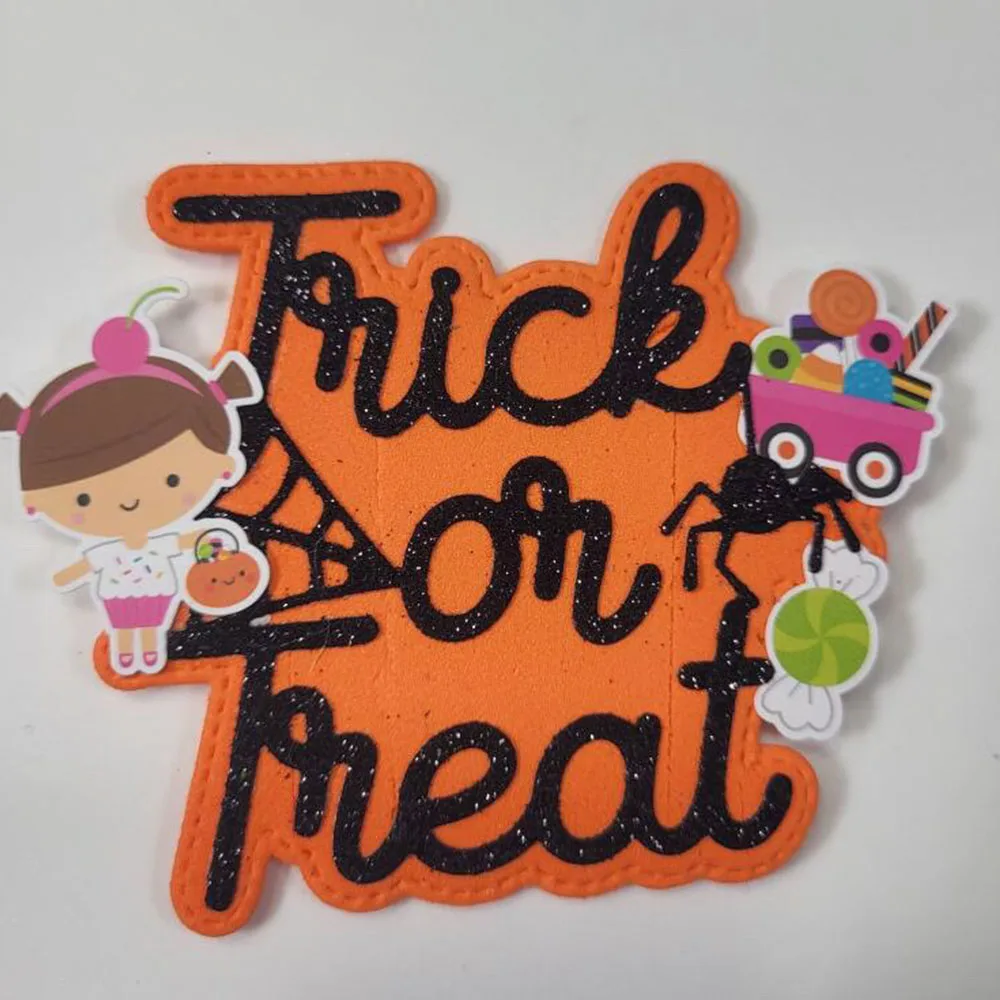 KSCRAFT Trick or Treat Metal Cutting Dies Stencils for DIY Scrapbooking Decorative Embossing DIY Paper Cards