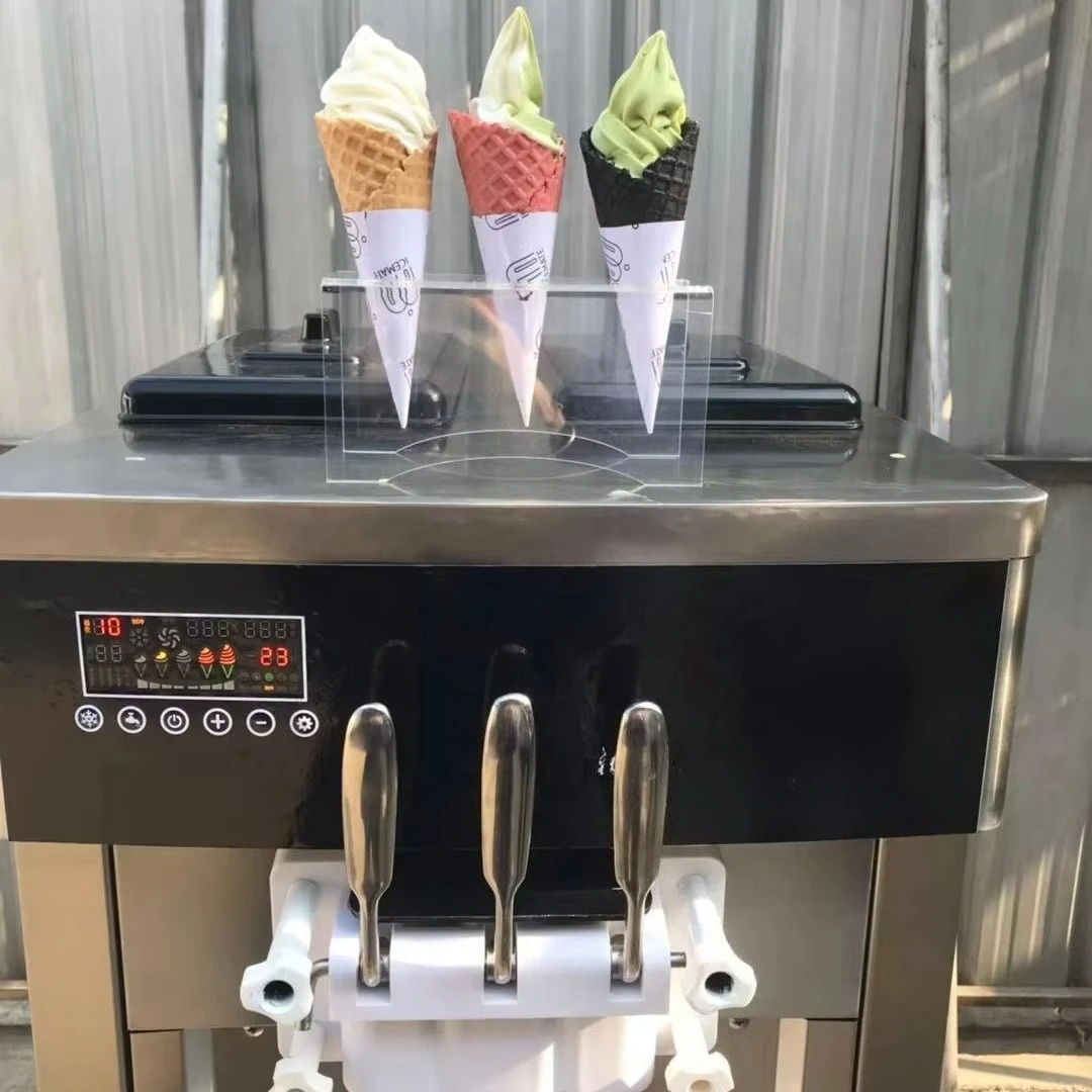 

Soft Ice Cream Machine Soft Service Ice Cream Maker Factory Price Soft Ice Cream Vending Machine