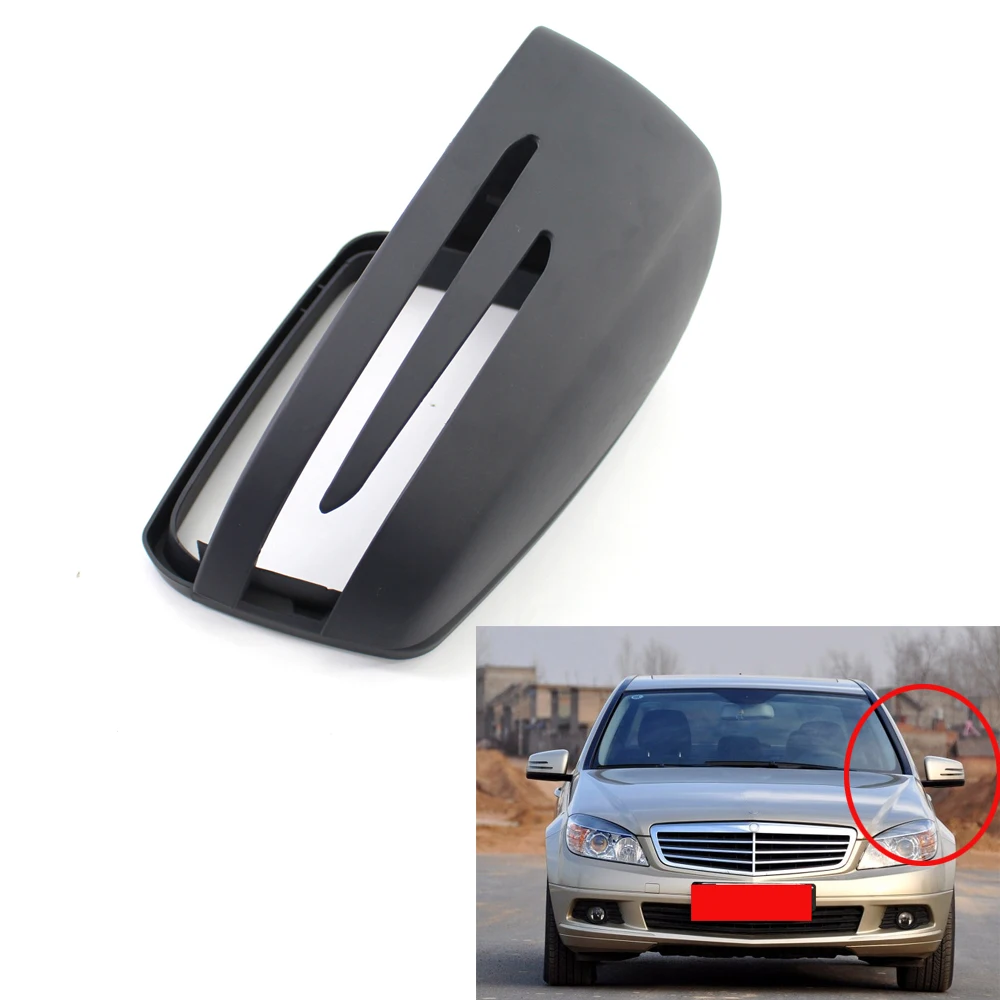 

1PC Left Side Unpainted Door Mirror Cover Cap Shell For Mercedes-Benz W212 W204 W221 C S E-Class A2128100364 E300/E350/E550 C200
