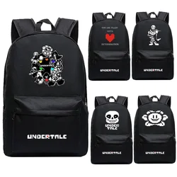 Undertale Sans Skull Designer Bag Backpack Men's Anime Teenagers Women's Student Cartoon Book Bags Back to School Mochila Travel