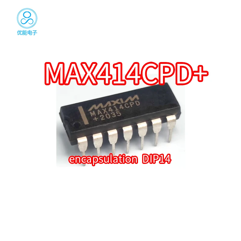 MAX414CPD+Пакет DIP14 Dual In Line MAX414CPDMAX414CP MAX414