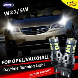 2pcs W21/5W LED Blubs Daytime Running Light for Opel/Vauxhall ADAM KARL MOKKA ZAFIRA VIVARO CASCADA COMBO CORSA