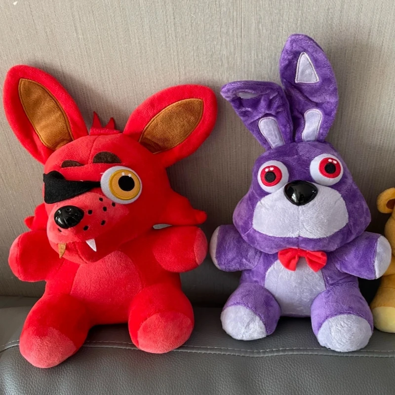 

Новое поступление, лидер продаж, милые плюшевые игрушки Fnaf, Игровая кукла, Бонни, медведь, Фокси, мультяшная Мягкая кукла, плюшевая игрушка для детей, подарок на Рождество, подарки