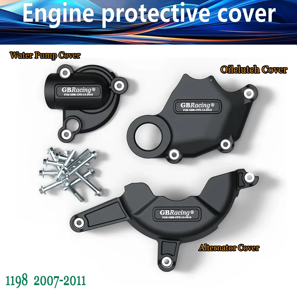 

Motocross Accessorie Engine Cover Protection for DUCATI 1198 2007-2011 Fall prevention GBRacing