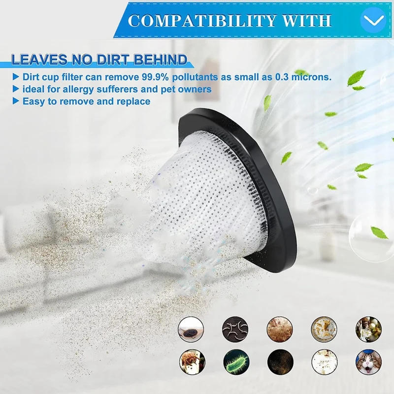 Vivib販売用フィルター2030,3-in-1,軽量,2030掃除機用20303, 20306, 20307, 20309 h,スペアパーツ2030