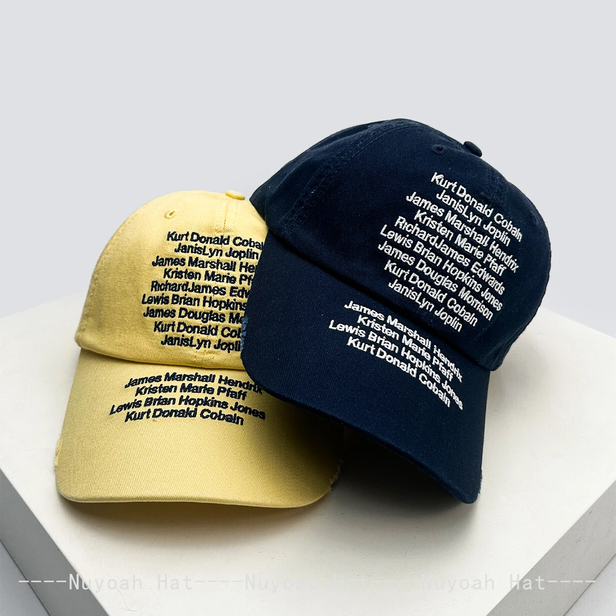Korean Letter Embroidery Baseball Cap Unisex Retro Sunshade Peaked Caps Fashionable Outdoor Simple Ins Design for Men And Women