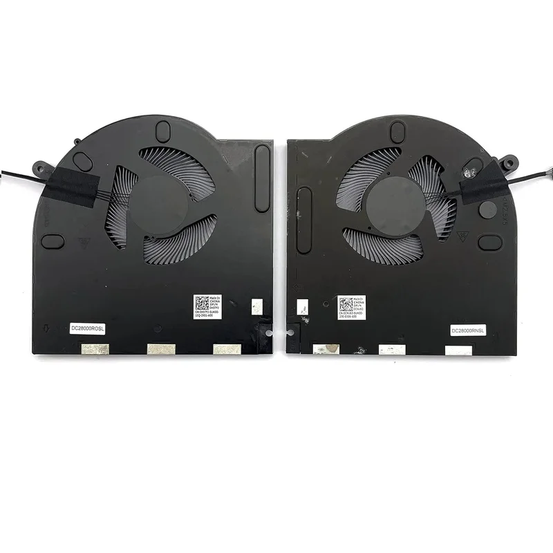 Ventilateur de refroidissement CPU+GPU pour ordinateur portable Dell Alienware M17 R3/M17 R4/P45E, remplacement de ventilateur double 12V – 0H5TYJ 0CNV63 FM7J FM7H DC28000ROSL