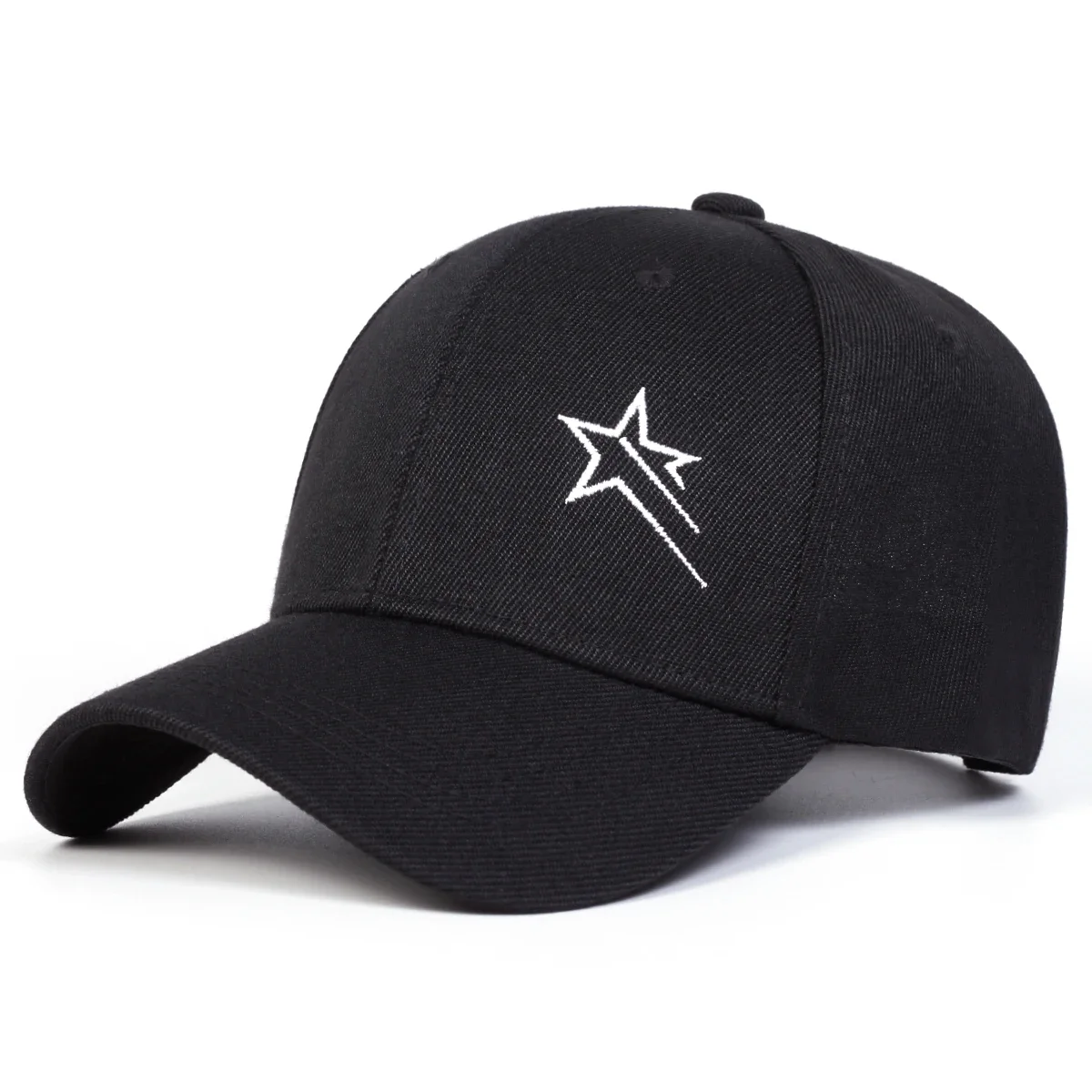Unisex Five-pointed Star Embroidery Baseball Caps Spring Autumn Outdoor Sunscreen Hat Adjustable Casual Trucker Hats Sports Cap