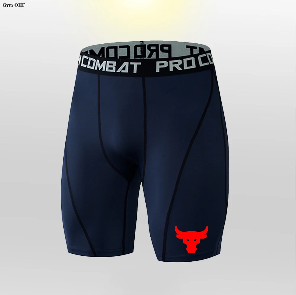 

Quick Dry Compression Running Tights Gym Fitness Shorts with Men Sportswear Short Leggings Elastic Sportshorts