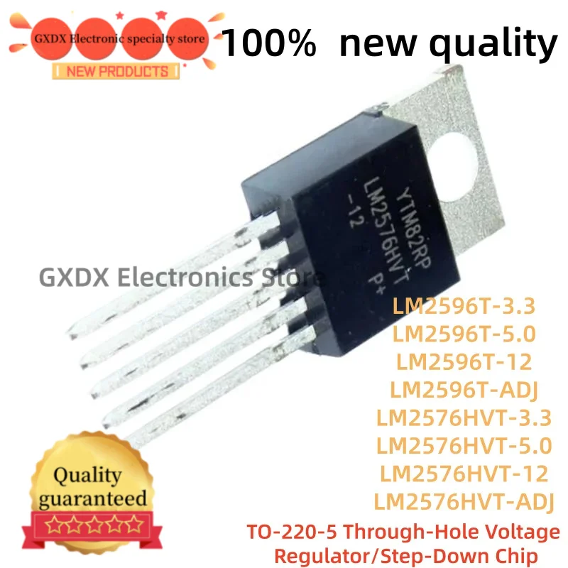 10-20Uds LM2576HVT-5.0 LM2576HVT-12 LM2576HVT-ADJ LM2576HVT LM2596T-3.3  LM2596T-5.0 LM2596T-12  LM2596T-ADJ  LM2576HVT-3.3