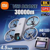Xiaomi 8k Professional HD V53 Drone WIFI Quadcopter Aircraft Obstacle Avoidance Aerial Photography Camera Drone Toy RC 30000M