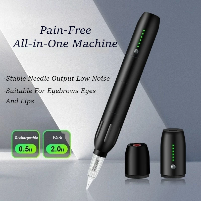 

Беспроводная тату-машина, перезаряжаемые устройства для перманентного макияжа, женское оборудование для татуировки губ, роторные машины для микропигментации