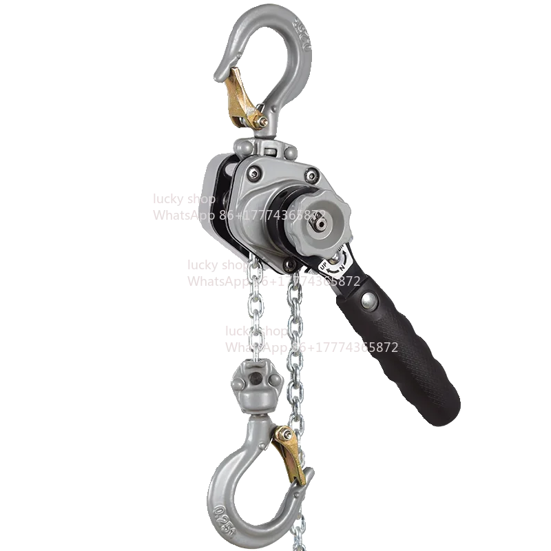 

Ручной таль-намотчик из алюминиевого сплава с обратной цепью, 0.25-0.5 тонны, мини-натяжитель для проволоки, портативный ручной подъемник