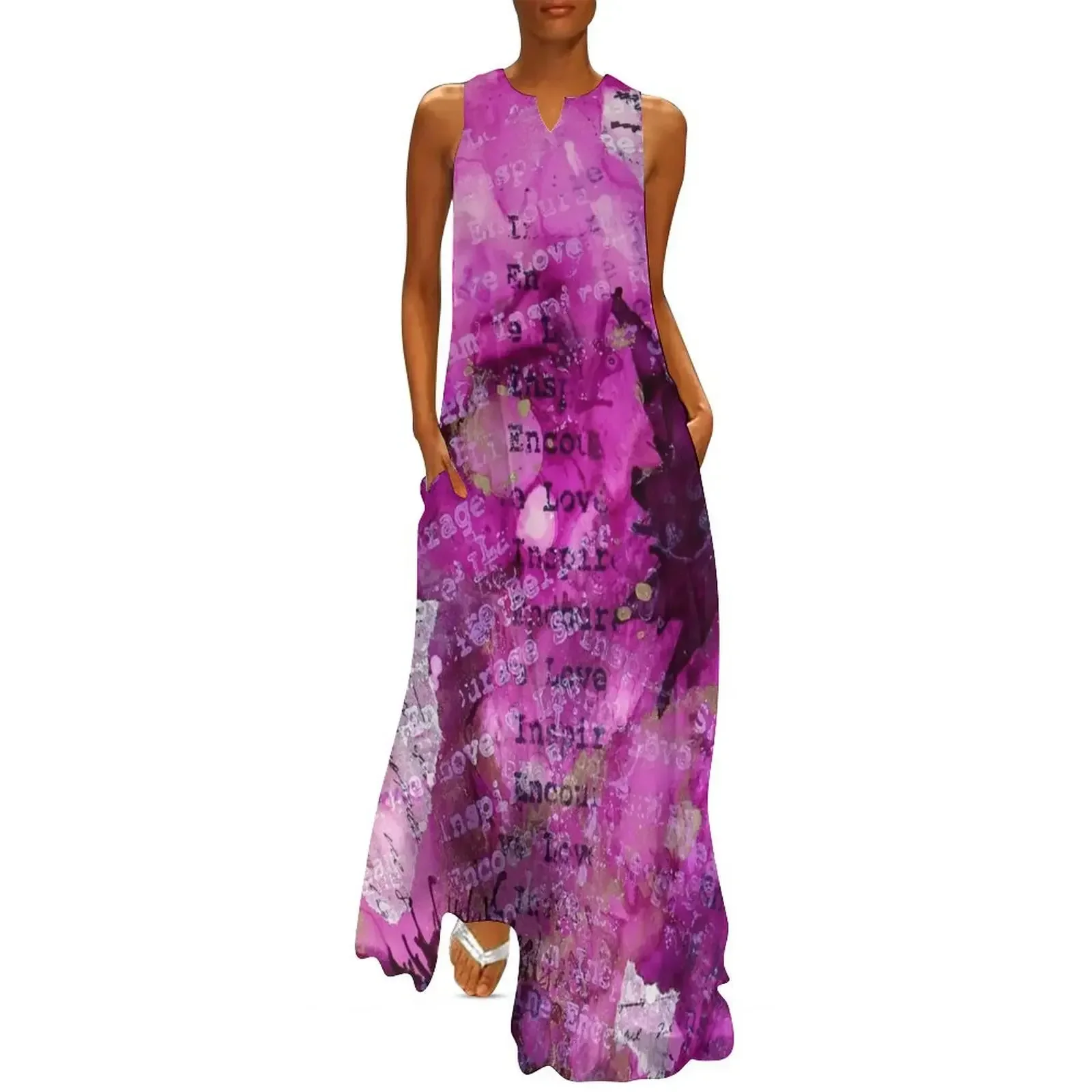 

You, my rose (happy art) Long Dress women clothes birthday dresses for women Women's summer long dress Dress