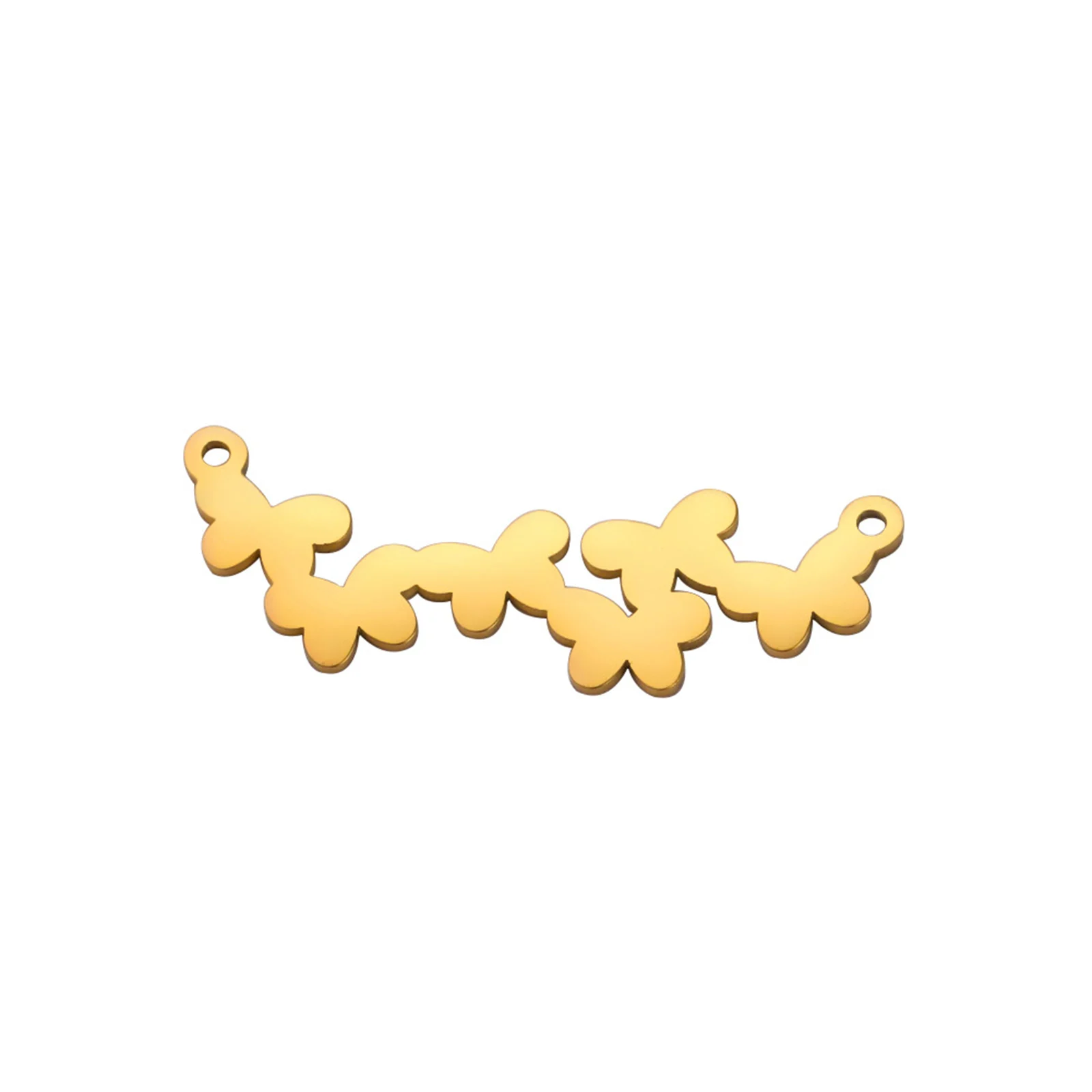 1PC Fashion Stainless Steel Butterfly Charm Pendant High Quality Charm Diy Necklace Bracelet Jewelry Making Findings 34mm X 11mm