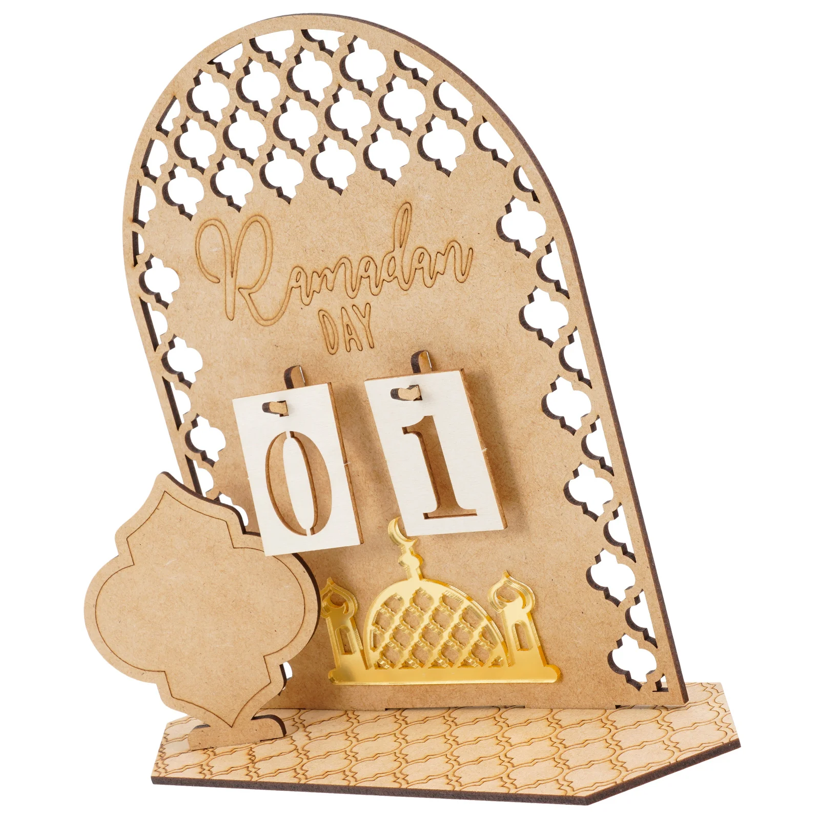 

Ramadans Advent Calendar Wooden Stable Eid Mubarak Ramadan Countdown Festival Decoration Ornament Ramadan Calendar Decor