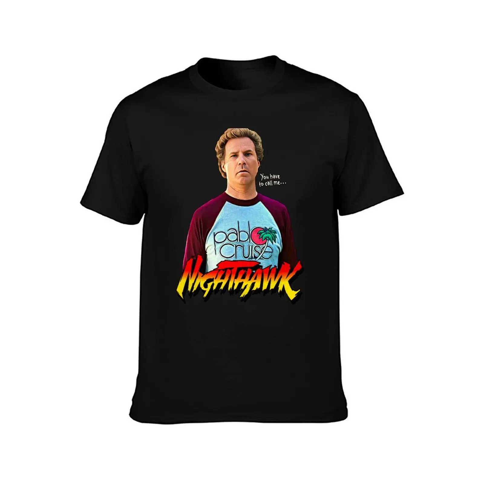 Call Me Nighthawk // Step Brothers Movie T-Shirt oversized graphic tee Blouse anime clothes sweat shirts, men