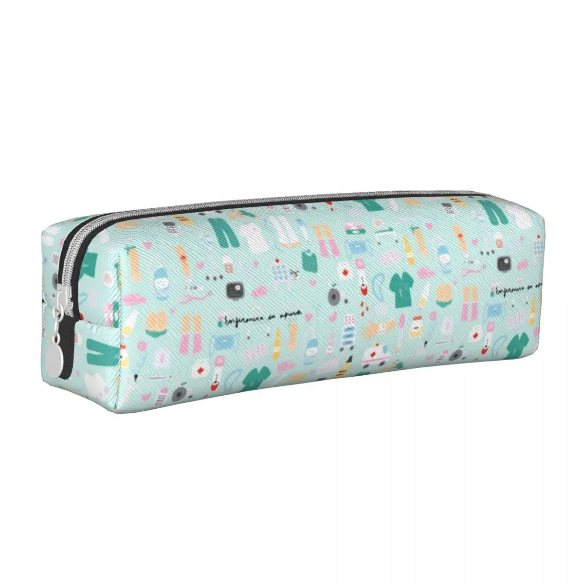 Imagem -01 - Enfermera Paris Nurse Lápis Cases Pen Bolsa para Meninas e Meninos Grande Capacidade Escritório Cosméticos Lápis enfermera paris nurse lapis cases pen bolsa para meninas e meninos grande capacidade escritorio cosmeticos lapis 01