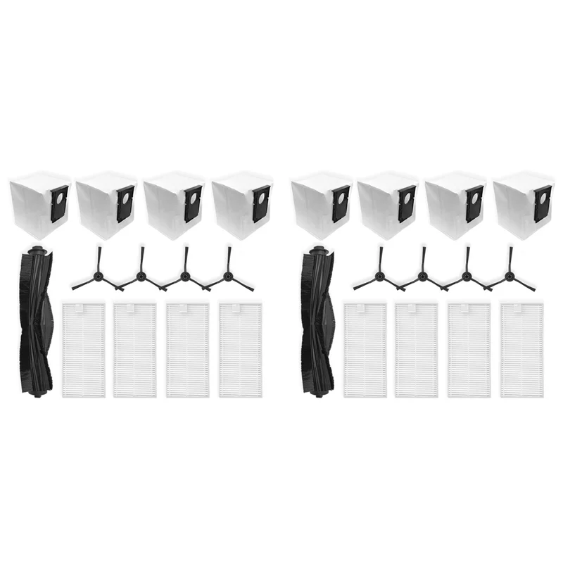 A76X-2 مجموعة ل يوريكا J20 / ميديا W20 / W20 برو روبوت فراغ استبدال أجزاء فرشاة جانبية رئيسية فلتر Hepa كيس لجميع الغبار #1