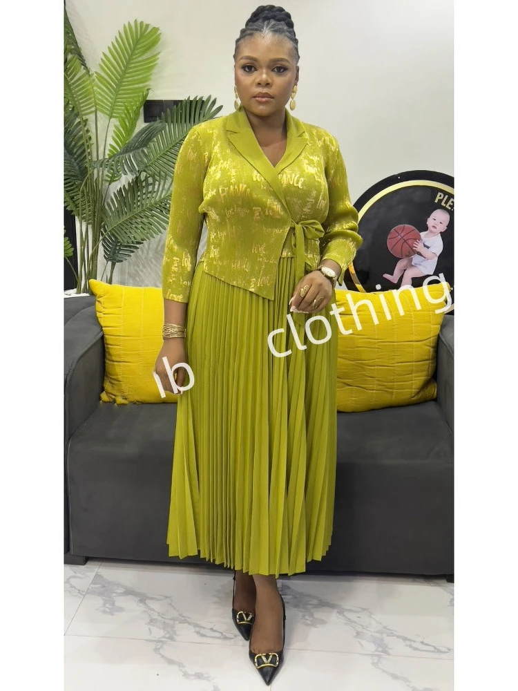 EGRM Miyake Pleated Evening Dresses Woman Luxury Elegant Party Long Sleeve Dress For Women 2025 New Ball Gowns Formal Prom 6R159