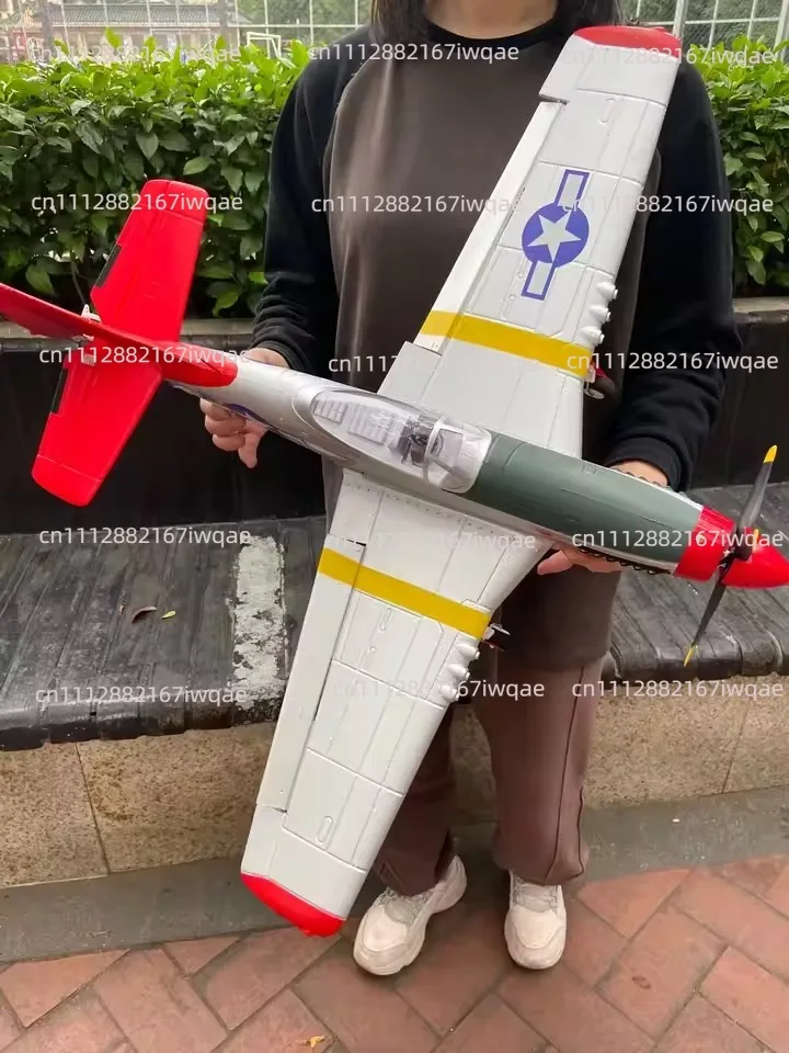 Suitable For Super large 75CM photorealistic fighter, vintage fighter, brushless motor,  2.4G remote control stunt (gift)