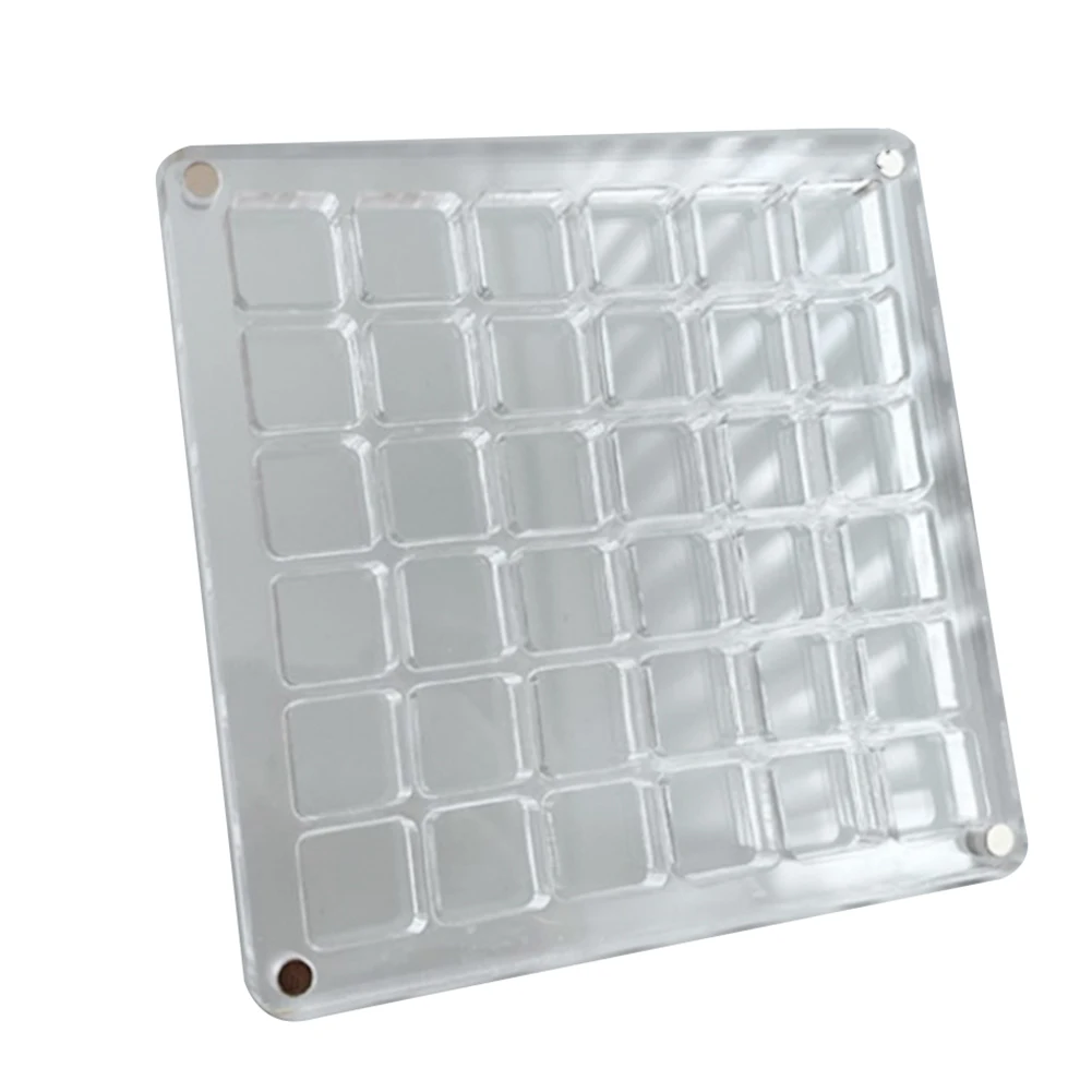 

Acrylic Storage Box Display Rack 12x12cm 1pcs Acrylic Clear Multipurpose With Magnetic Closure For Store Shell