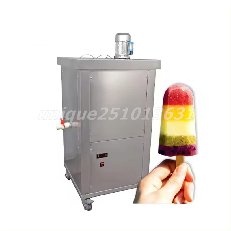 Máquina para hacer palitos de helado comercial, máquina para hacer polos de acero inoxidable, 30/40 piezas