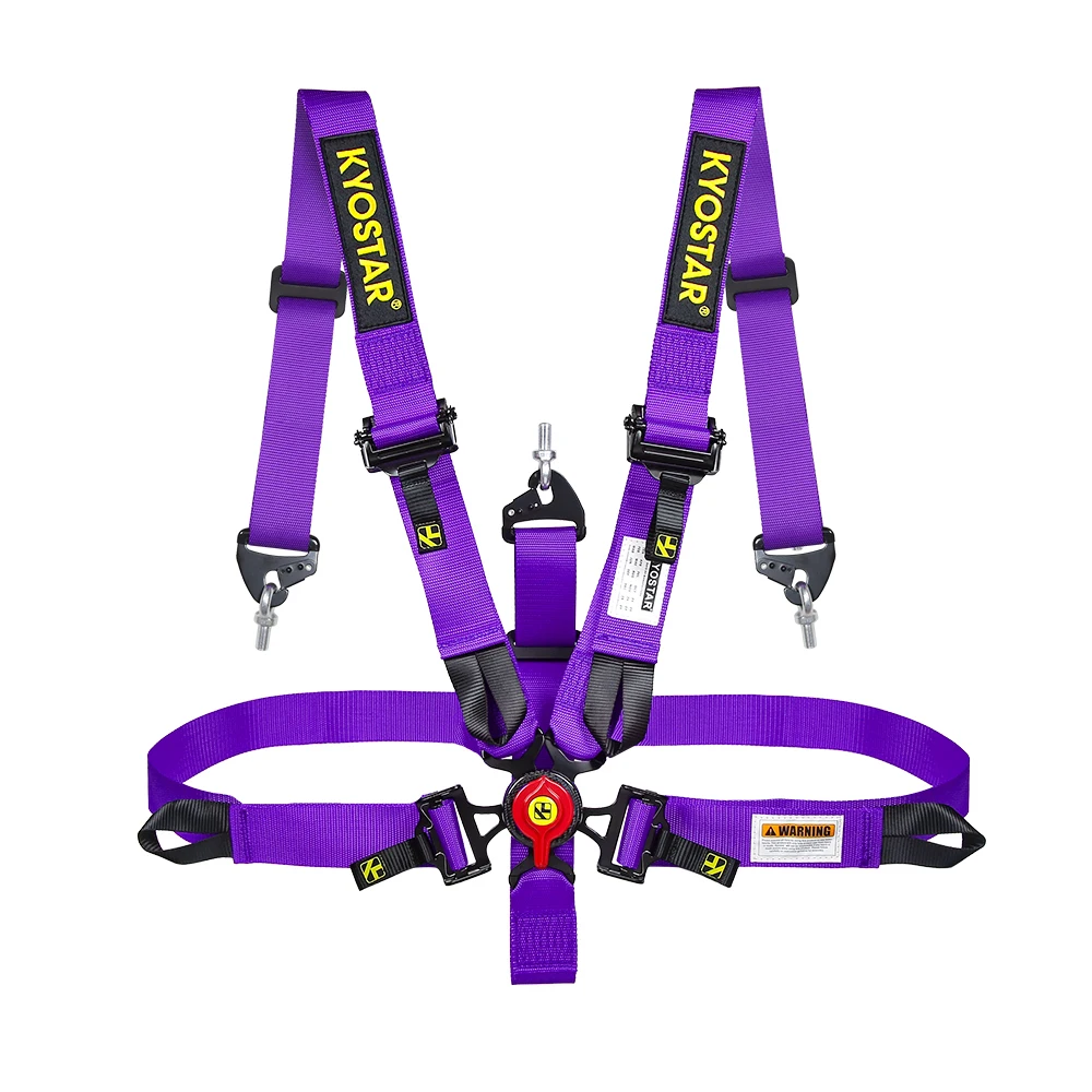 ألياف الكربون مشبك سيارة 5 نقطة 3 "حزام مقعد السباق الرياضة سباق تسخير حزام الأمان تحديد تصاعد الإفراج السريع النايلون سيارة التيار المتناوب #6